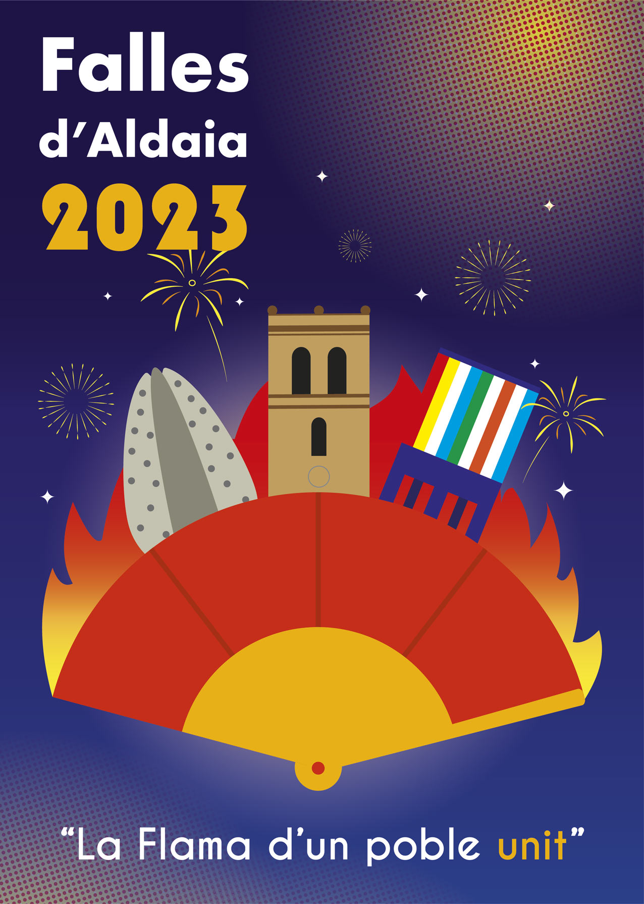 Cartel Falles Aldaia 2023 — pieza 1