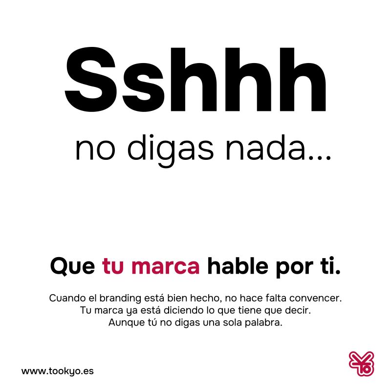 Deja que tu marca hable por ti
